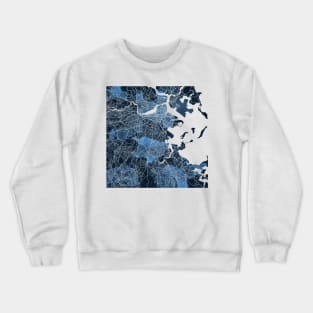 Boston Map Crewneck Sweatshirt